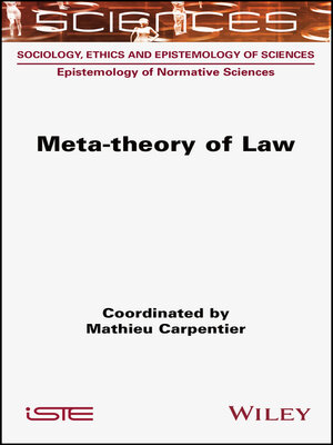 cover image of Meta-theory of Law